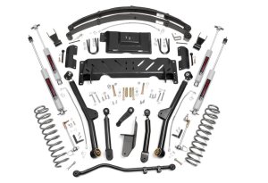 Jeep Cherokee Suspension Lift Kit - Rough Country - Long Arm - '84-'01